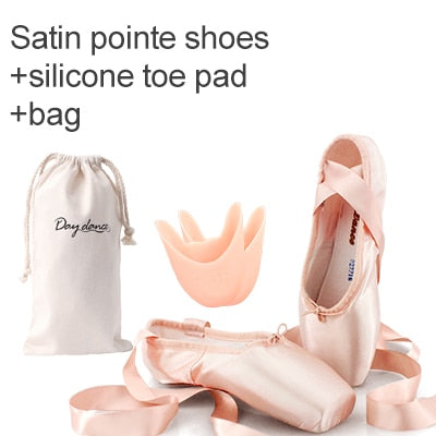 Sales Satin Ballet Pointe Shoes Professional Girls Ballerina