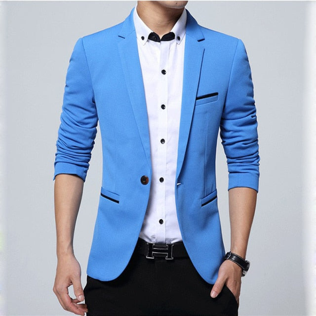 Slim Suit Vetement Homme Casual Blazers for Men