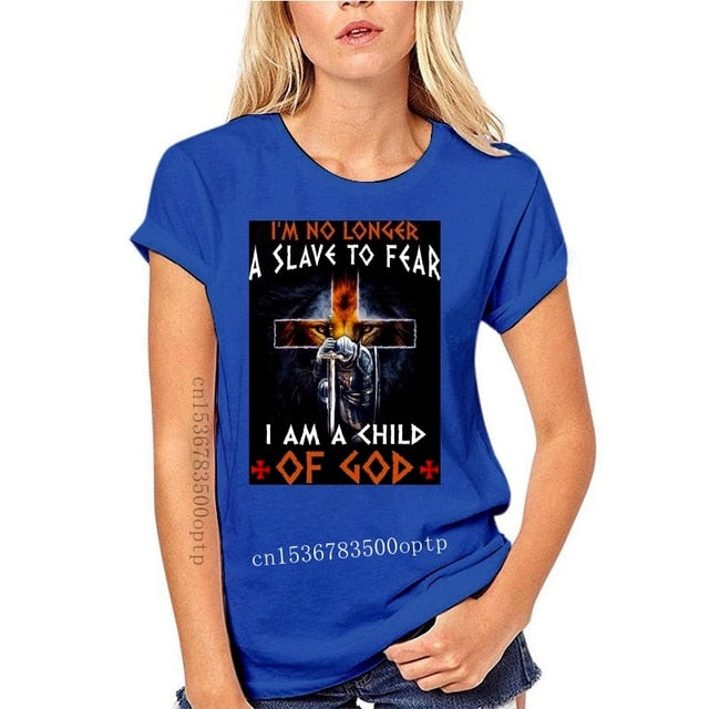 IM No Longer A Slave To Fear I Am A Child Of God T Shirt