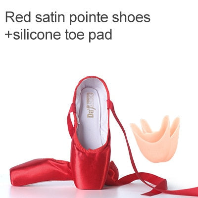 Sales Satin Ballet Pointe Shoes Professional Girls Ballerina