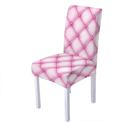 Geometric Spandex Chair Cover For Dining Room 3d Crystal Chairs Covers