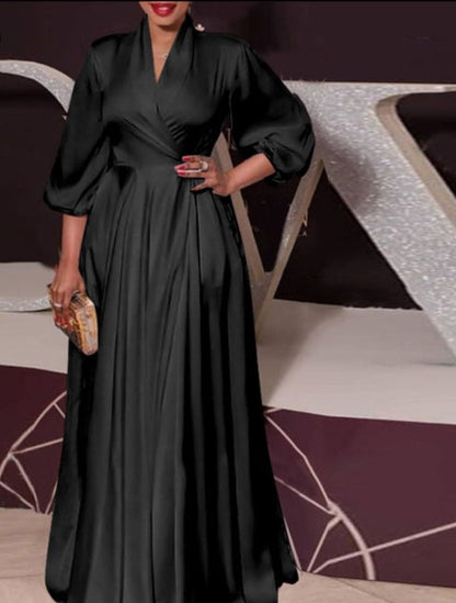 Fashion Autumn Maxi Dress - Azahshopping