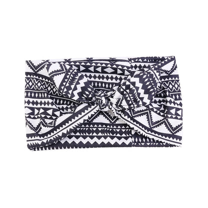 African Print Stretch Bandana Head Wrap