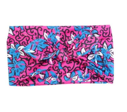 African Print Stretch Bandana Head Wrap