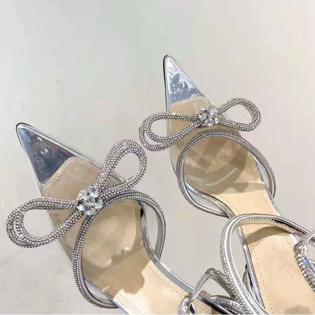 Runway Style Glitter Rhinestones Women Pumps