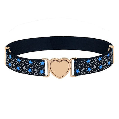 Kids Elastic Belts Girl Stretch Waist Belt Adjustable