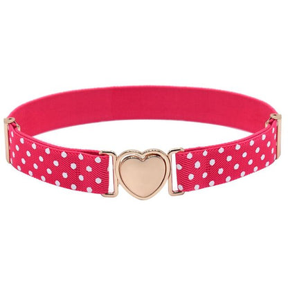 Kids Elastic Belts Girl Stretch Waist Belt Adjustable