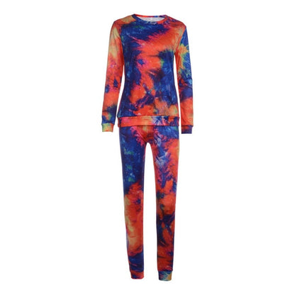 Tie Dye Sports Clothing Sets - Azahshopping