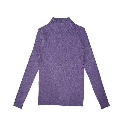 Turtleneck Pullovers Sweaters Long Sleeve Slim Oversize Sweater