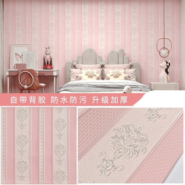 Self-adhesive Wallpaper 3d Three-dimensional Wall Stickers Renovation Background