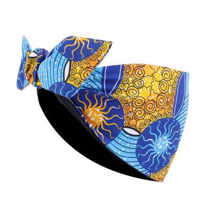African Print Stretch Bandana Head Wrap