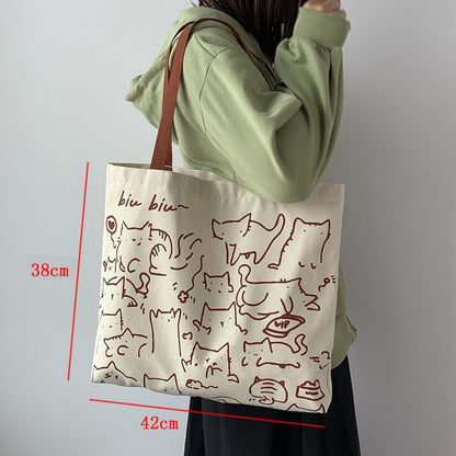 Reusable Foldable Shoulder Bag Large Tote Bags