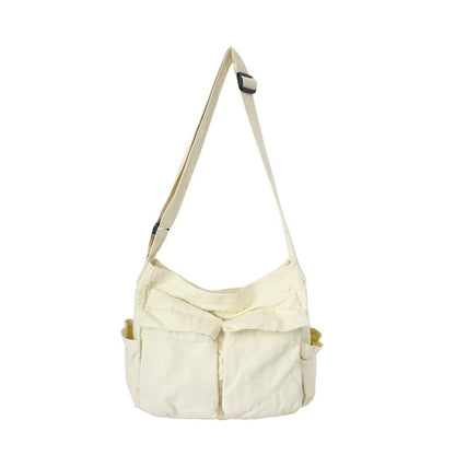 Large Capacity Tote Canvas Crossbody Bag