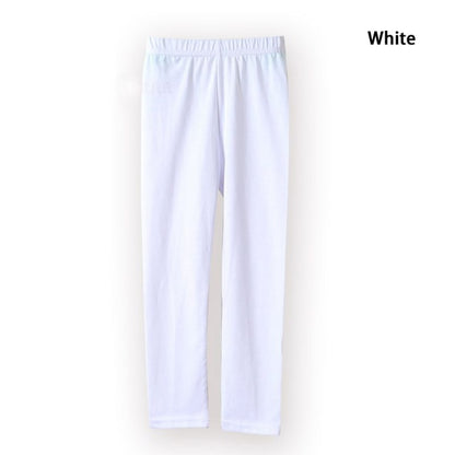 Soft Elastic Modal Cotton Kids Leggings Candy Color