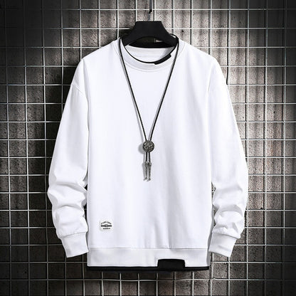 Two Pieces Multi Color Round-neck Sweatshirts for Men