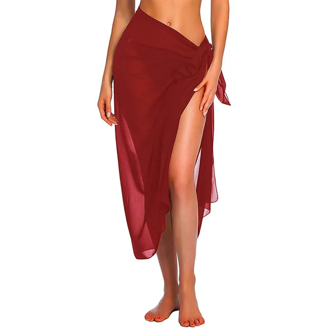 Womens Long&Short Sarong Swimsuit Coverups