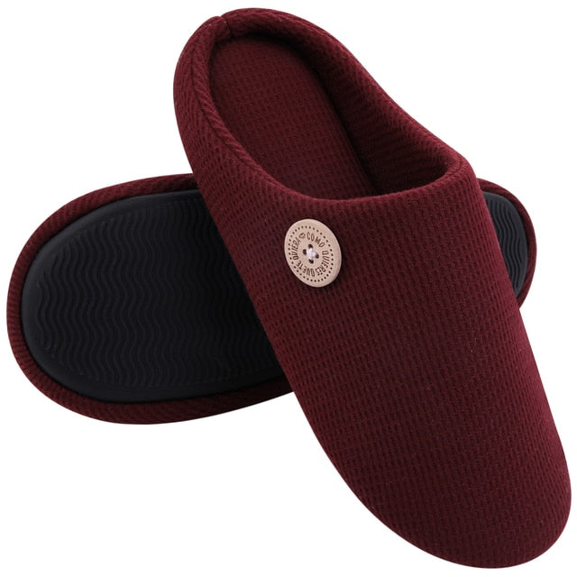 Winter Warm Cotton Slippers For Women Indoor House Slippers