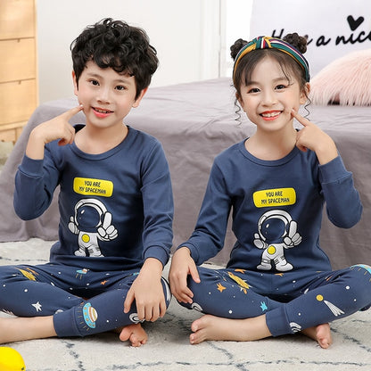 Sleepwear Teen Pajama Cotton Pyjamas Sets For Kids 6 8 10 12 14 Years