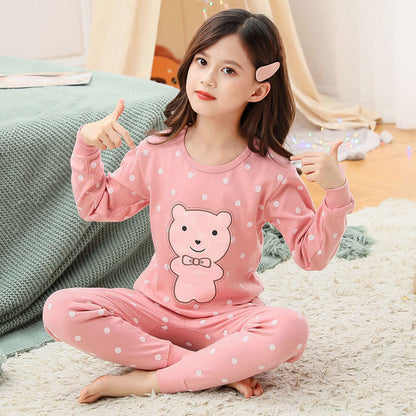 Sleepwear Teen Pajama Cotton Pyjamas Sets For Kids 6 8 10 12 14 Years