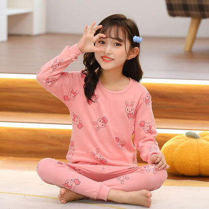 Sleepwear Teen Pajama Cotton Pyjamas Sets For Kids 6 8 10 12 14 Years