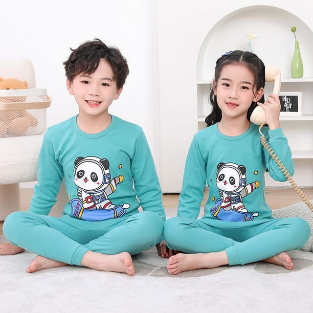 Sleepwear Teen Pajama Cotton Pyjamas Sets For Kids 6 8 10 12 14 Years