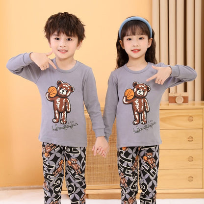 Sleepwear Teen Pajama Cotton Pyjamas Sets For Kids 6 8 10 12 14 Years