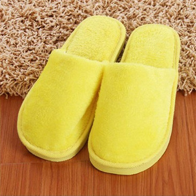 Home Slippers Indoor Bedroom Light Eva Cotton Slipper Furry Plush Shoes