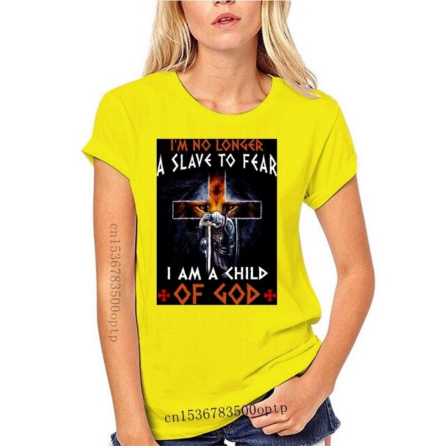 IM No Longer A Slave To Fear I Am A Child Of God T Shirt