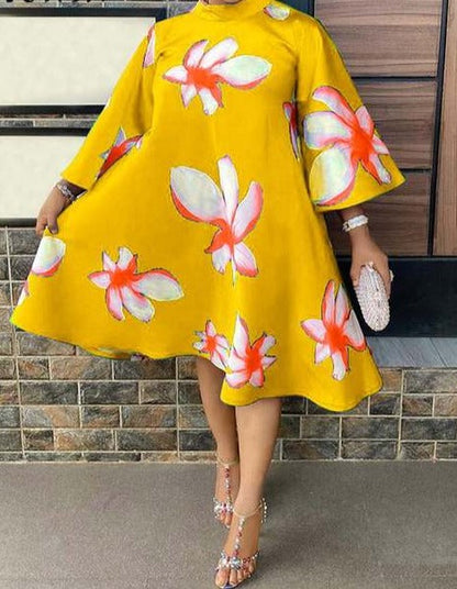 Floral Summer Midi Dress