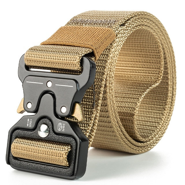 Genuine Tactical Belt Soft Real Nylon for Men And Women Black