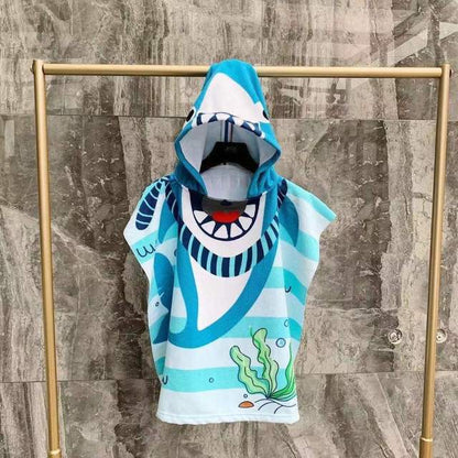 Hooded Cloak Infant Bathrob Baby Bath Towel