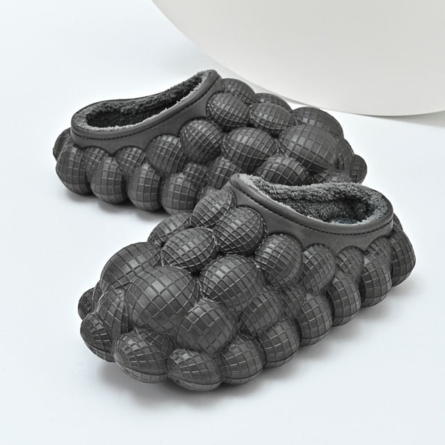 Bubble Furry Slides for Men /Women With Charms