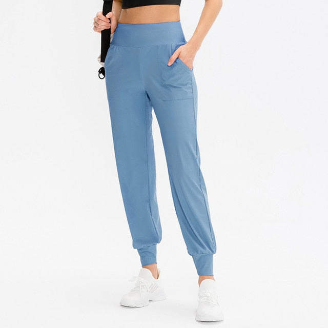 High Waist Women Joggers Pants For Yoga - Azahshopping