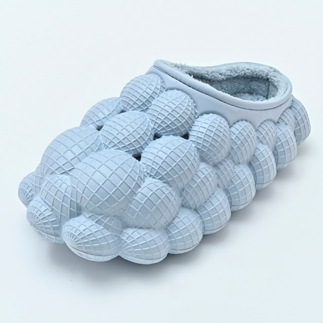 Bubble Furry Slides for Men /Women With Charms