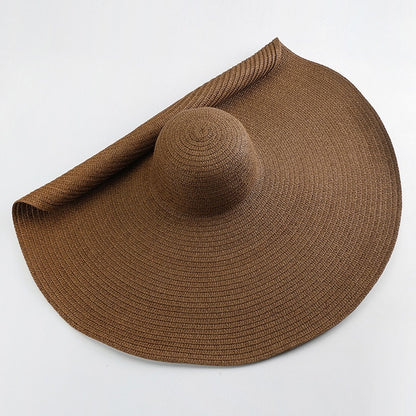 70cm Oversized Wide Brim Sun Hat Travel Large