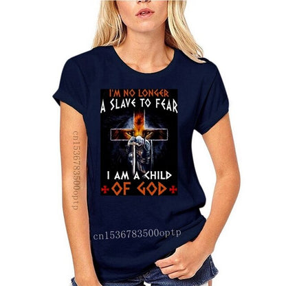 IM No Longer A Slave To Fear I Am A Child Of God T Shirt