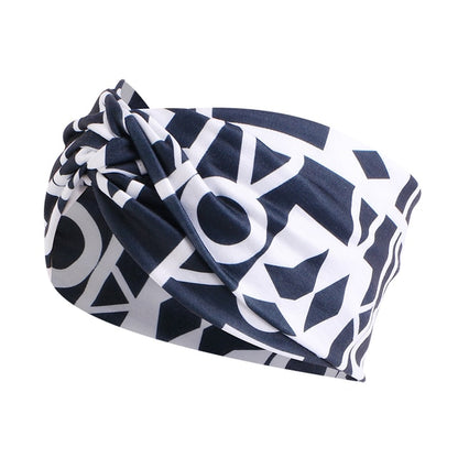 African Print Stretch Bandana Head Wrap