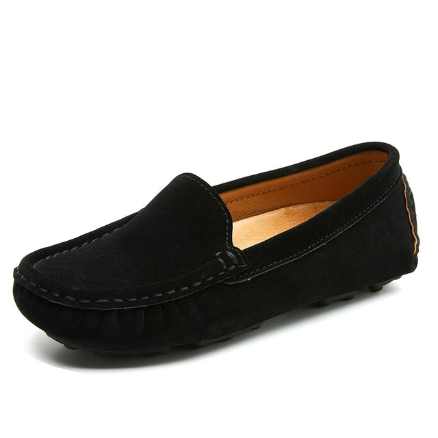 Loafers Flats Shoes Suede Leather