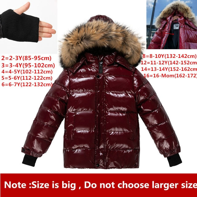 Warm Kids Clothes Waterproof Thicken Snow Wear 2-16y - Boys