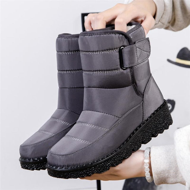 Warm Soft Flat Boots for Women