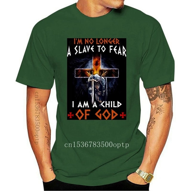 IM No Longer A Slave To Fear I Am A Child Of God T Shirt