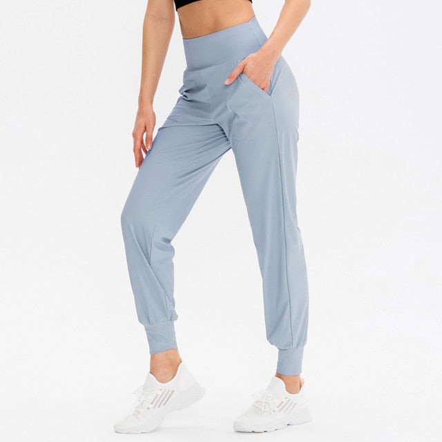 High Waist Women Joggers Pants For Yoga - Azahshopping