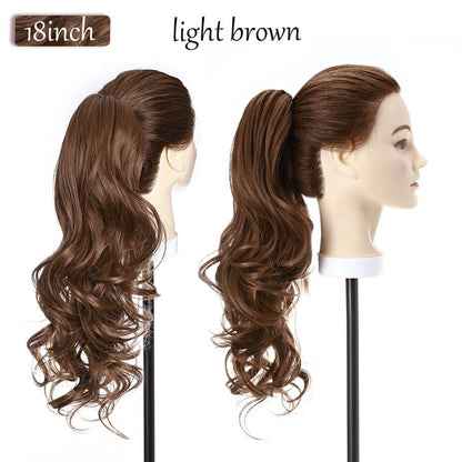 Synthetic 12-26inch Claw Clip On Ponytail Hair Extension