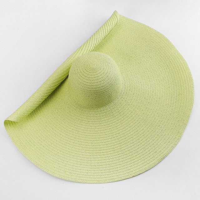 70cm Oversized Wide Brim Sun Hat Travel Large