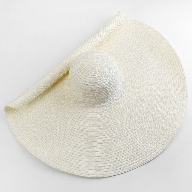 70cm Oversized Wide Brim Sun Hat Travel Large