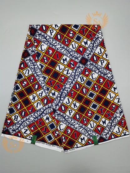 Veritable Real Wax Print Fabric Dutch Hollandais Pagne Africa Dress 100% Cotton - Azahshopping