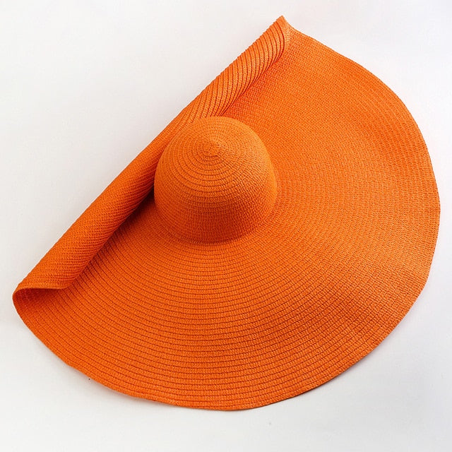 70cm Oversized Wide Brim Sun Hat Travel Large