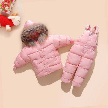 Warm Down Jacket Winter Children Clothing Set Baby Boy