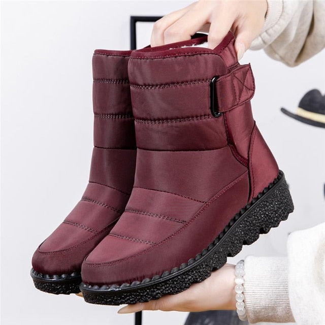 Warm Soft Flat Boots for Women