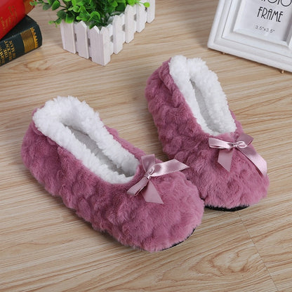 Thick Faux Fur Fluffy Slipper for Womens Indoor Slippers